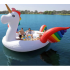 6 person inflatable Rainbow Unicorn Pool Float Gigantic inflatable Party Bird Island