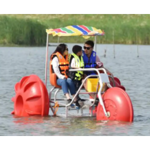 Best selling water pool game family pedal game amusement water park water tricycle bike