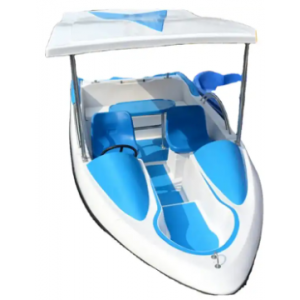 Excited news!!!Exalted new small beautiful four seats pedaling fiberglass boats with headlining 