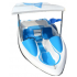 Excited news!!!Exalted new small beautiful four seats pedaling fiberglass boats with headlining 