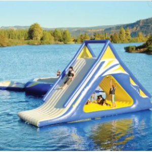 Camping beach activity lake water games sea big inflatable water slide