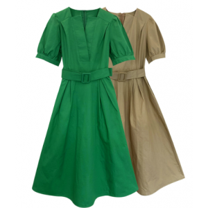 Chemical fiber dress