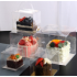 Plastic cake box