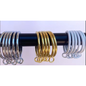 Plastic curtain ring