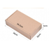 A corrugated paper box