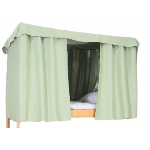 Chemical fiber bed curtain