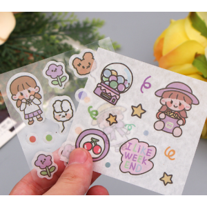 Plastic sticker
