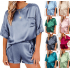 Chemical fiber short sleeve suit
