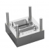 Metal process die