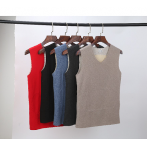 Synthetic fiber vest for men