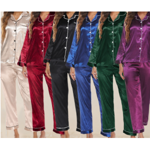 Chemical fiber women‘s pajamas