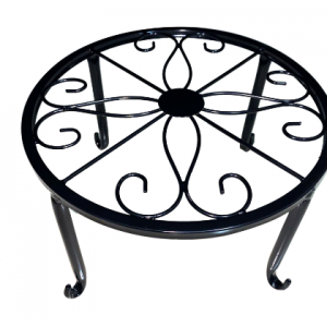 Wrought iron flower stand