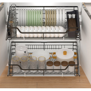 Stainless steel pull basket