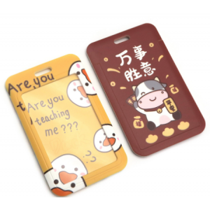Plastic card holder