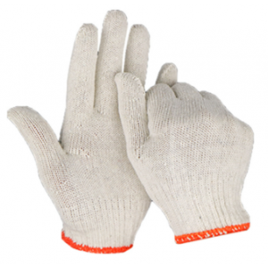 Chemical fibre gloves