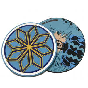 Chemical fiber coaster