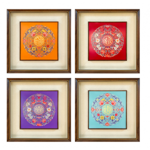 Chemical fiber decorative painting