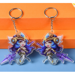 Plastic key chain
