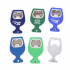 A plastic bottle opener