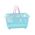 Plastic storage basket
