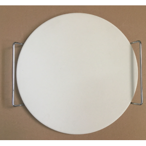 An iron pizza pan