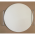 An iron pizza pan