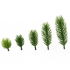 Plastic artificial plant