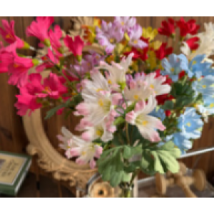 Plastic flowers