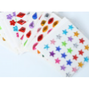 Plastic decorative stickers