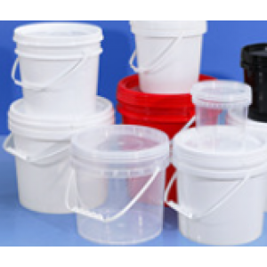Plastic storage bucket