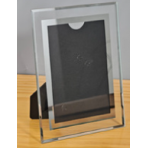 Glass photo frame