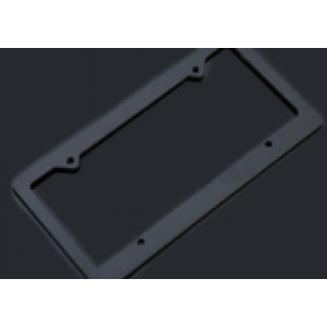 Plastic license plate frame