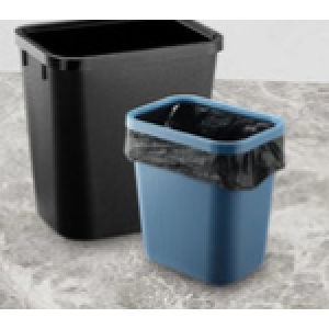 Plastic trash cans